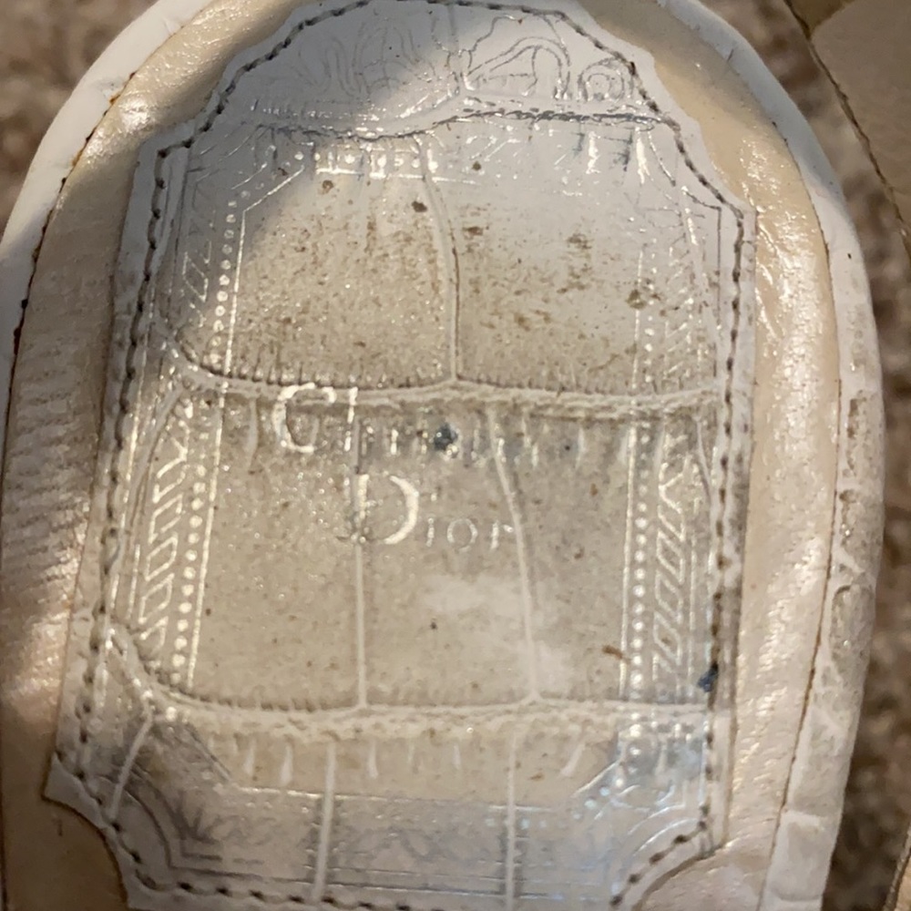 White Christian DIOR HEELS - Picture 6 of 12